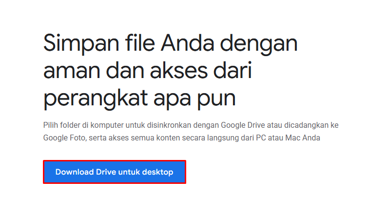 Cara download Google Drive for Desktop di Windows 11