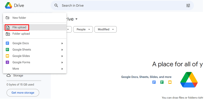 Cara Upload File ke Google Drive dari Windows 11